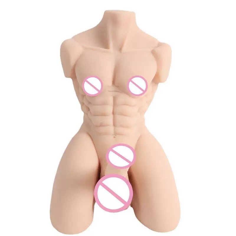 Búp bê bán thân nam 5kg cơ bắp cuồn cuộn 