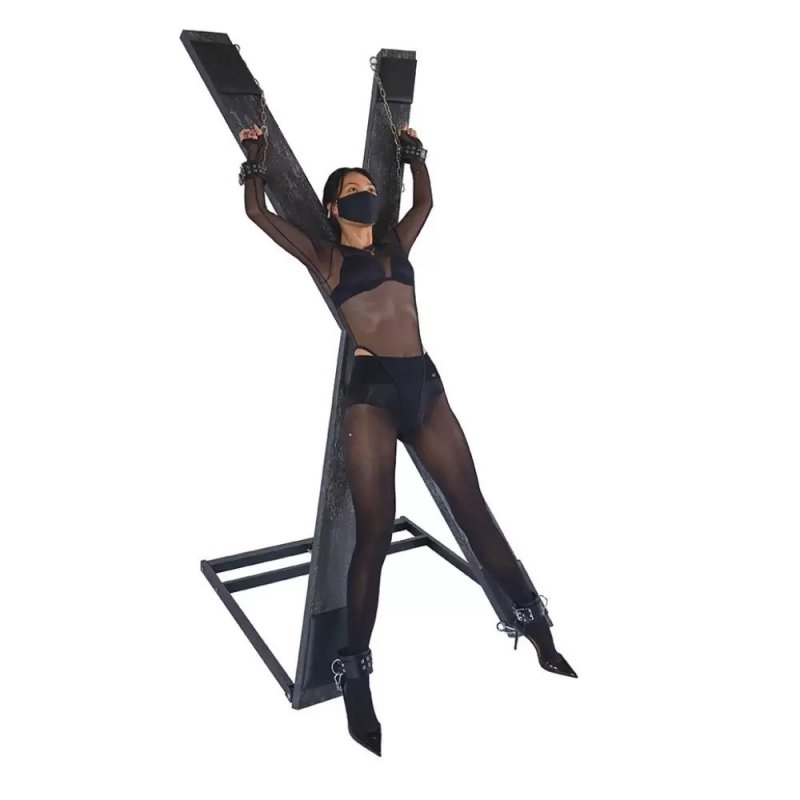 Ghế bạo dâm BDSM hình chữ X giường tra tấn cỡ lớn 