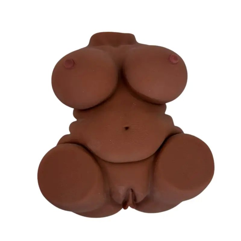 Búp bê bán thân da nâu 5.8kg béo tròn mũm mĩm 