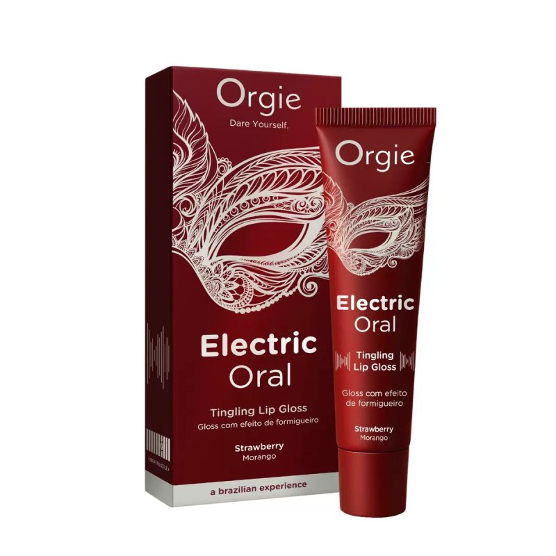 Son Bóng Rung Tê Orgie Electric Oral Tingling Lip Gloss 15ml Kích Thích Quan Hệ Miệng 