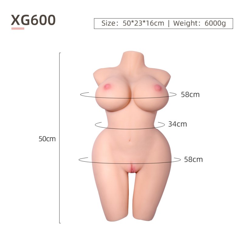 Búp bê bán thân 6kg giống thật vếu to âm đạo hồng hào se khít 