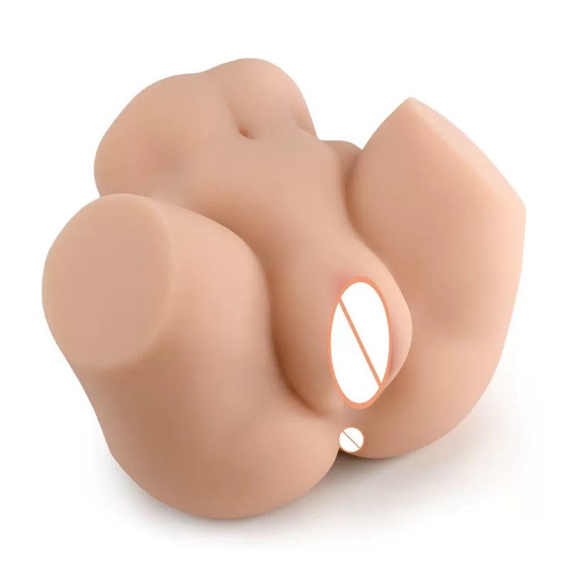 Mông giả nguyên khối dạng chân 3.1kg TPE bạch kim cho nam thủ dâm 