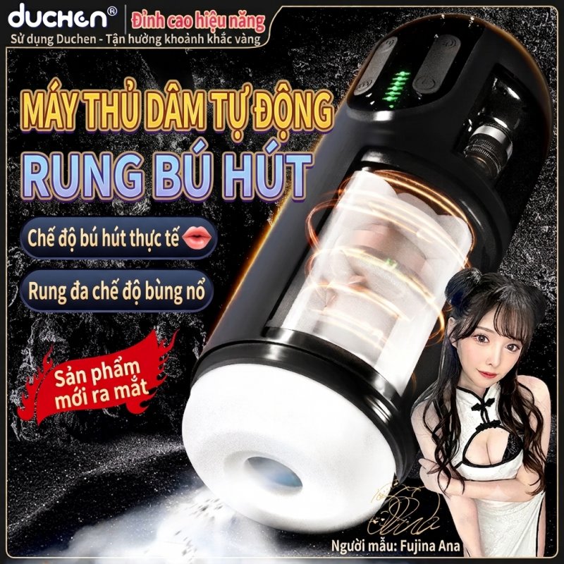 Máy thủ dâm Nhật Bản Fujina Ana rung đa điểm bú hút sâu công nghệ mới Duchen 