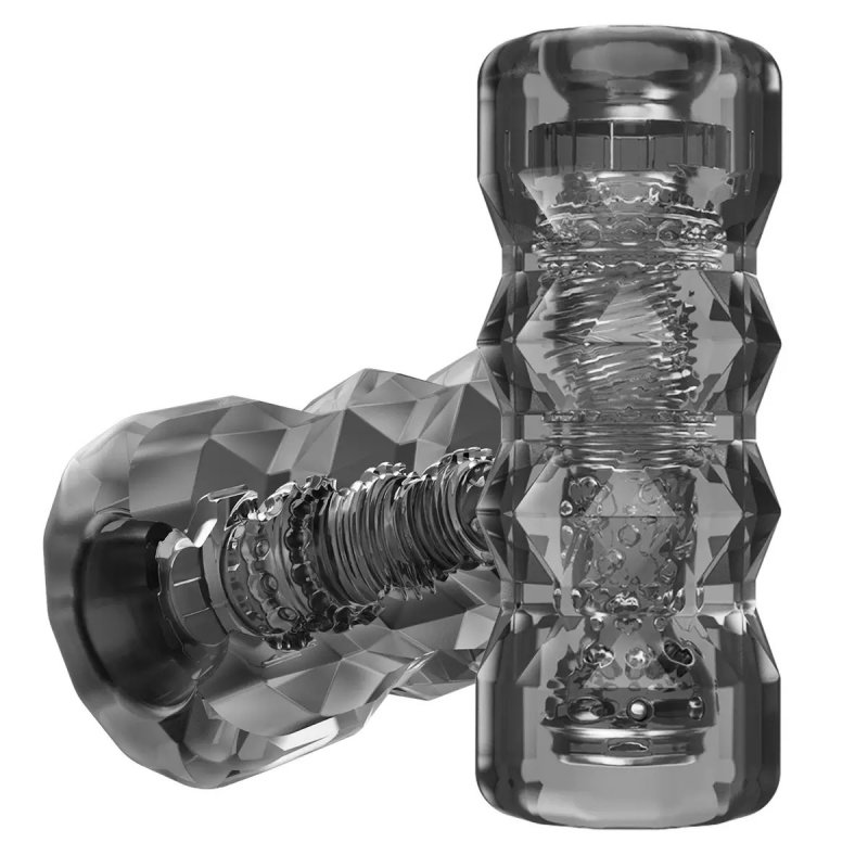 Cốc Tự Sướng Nam Trong Suốt Kim Cương - Cốc Thủ Dâm Silicone Y Tế⁠ 