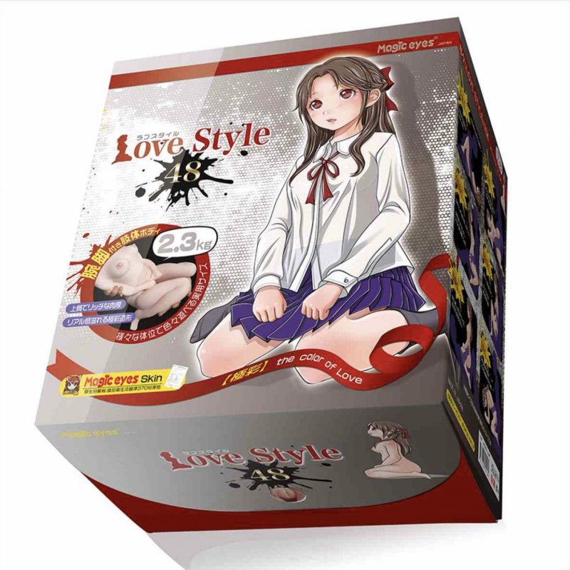 Love Style 48 Sitting Girl Onahole Doll Búp Bê Bán Thân Chân Quỳ Magic Eyes Nhật Bản 