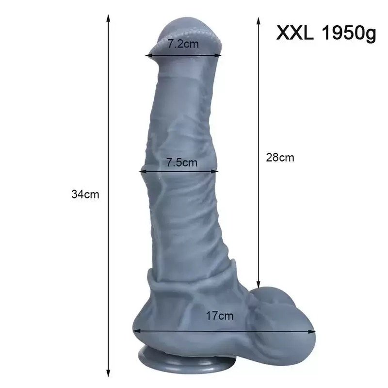 Dương vật giả khổng lồ 7.5 cu ngựa to khủng hít tường 