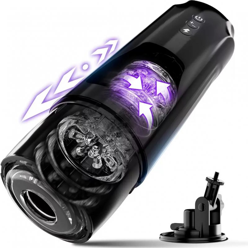 Máy thủ dâm tự động Dark Knight Phantom thụt xoay tự sướng làm tình 