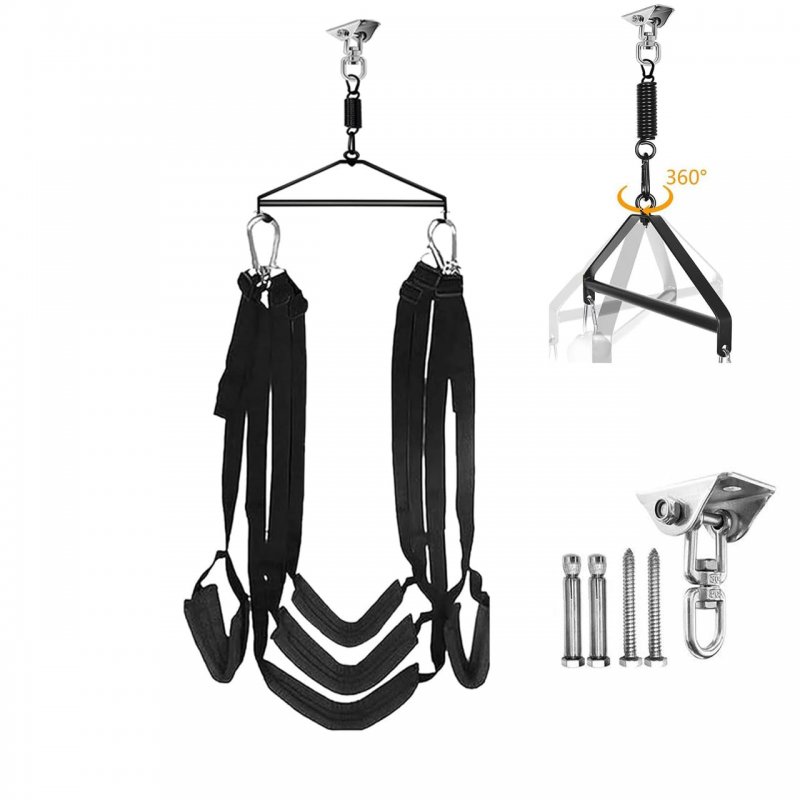 Xích đu tình yêu gắn trần xoay 360 độ Sex Swing võng treo cao cấp BDSM 