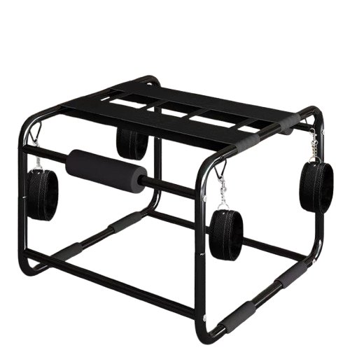 Ghế nhún đa năng Jiuai kèm còng tay chân sex position stool bondage hỗ trợ thay đổi tư thế quan hệ tình dục 