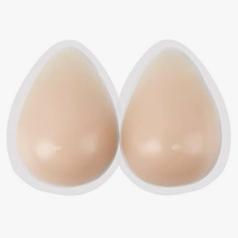 Ngực giả silicon hình giọt nước size XS 400g cup A loại tự dính 
