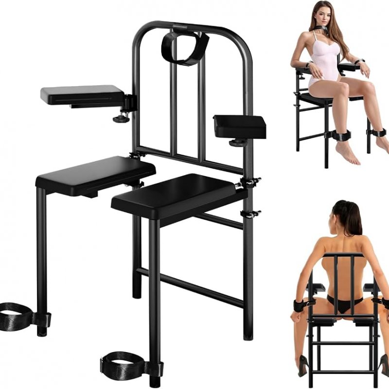 Ghế tình yêu bondage đa năng trói buộc nhiều tư thế khung kim loại chắc chắn 